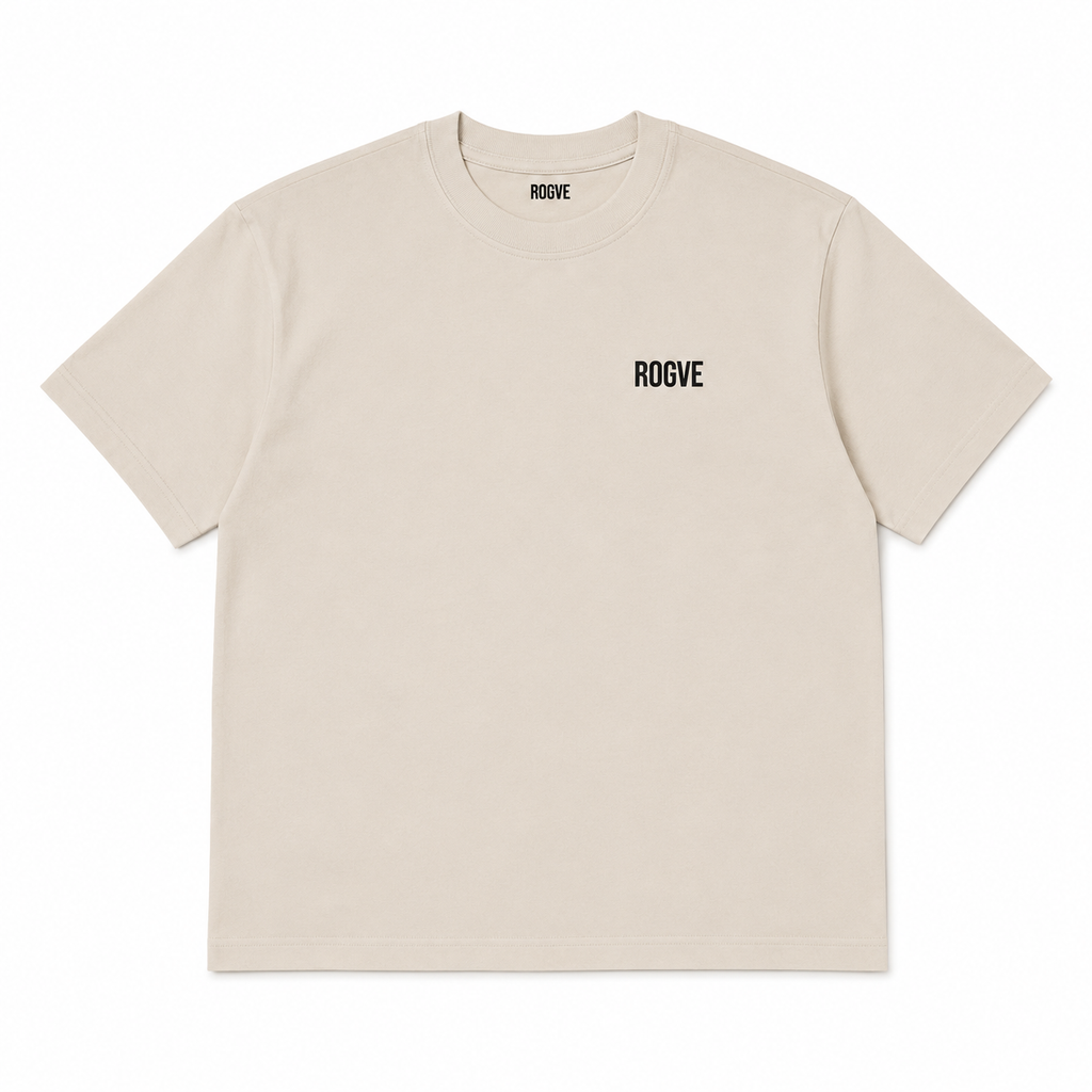 Let Them Talk Tee – White & French Oak