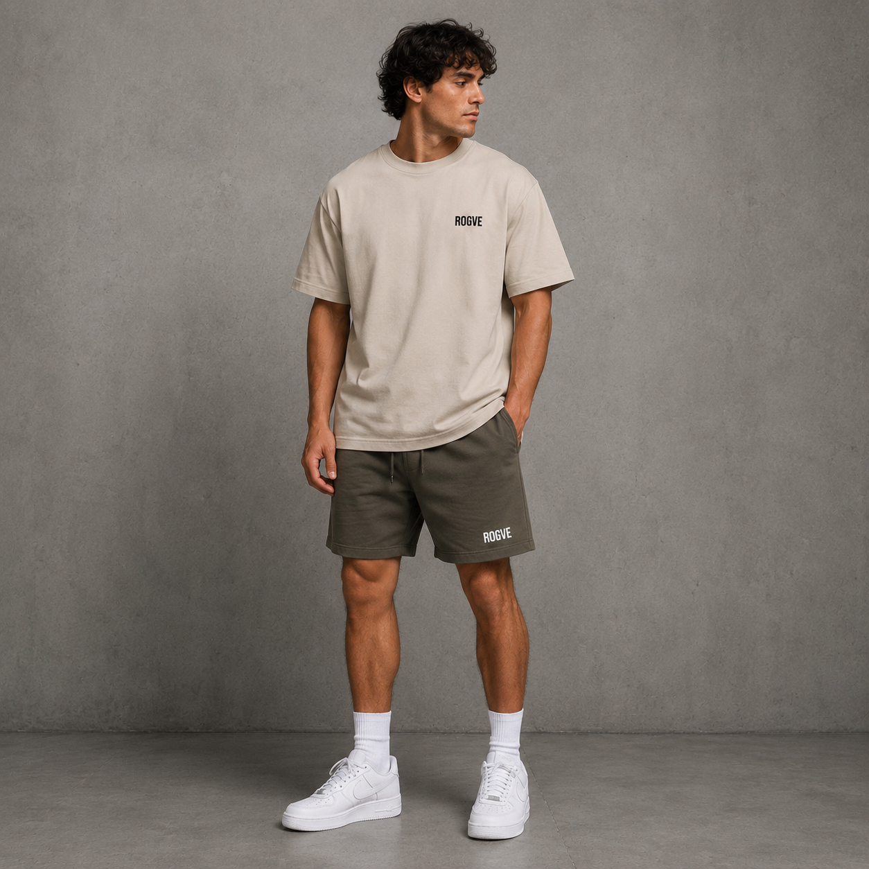 Let Them Talk Tee – White & French Oak