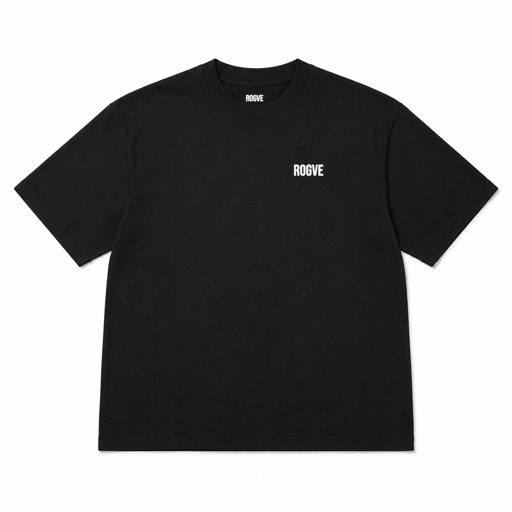 Let Them Talk Tee – Black & Midnight Navy