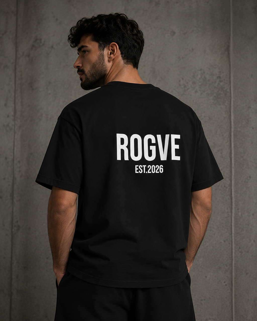 EST. 2026 Tee – Black & Midnight Navy
