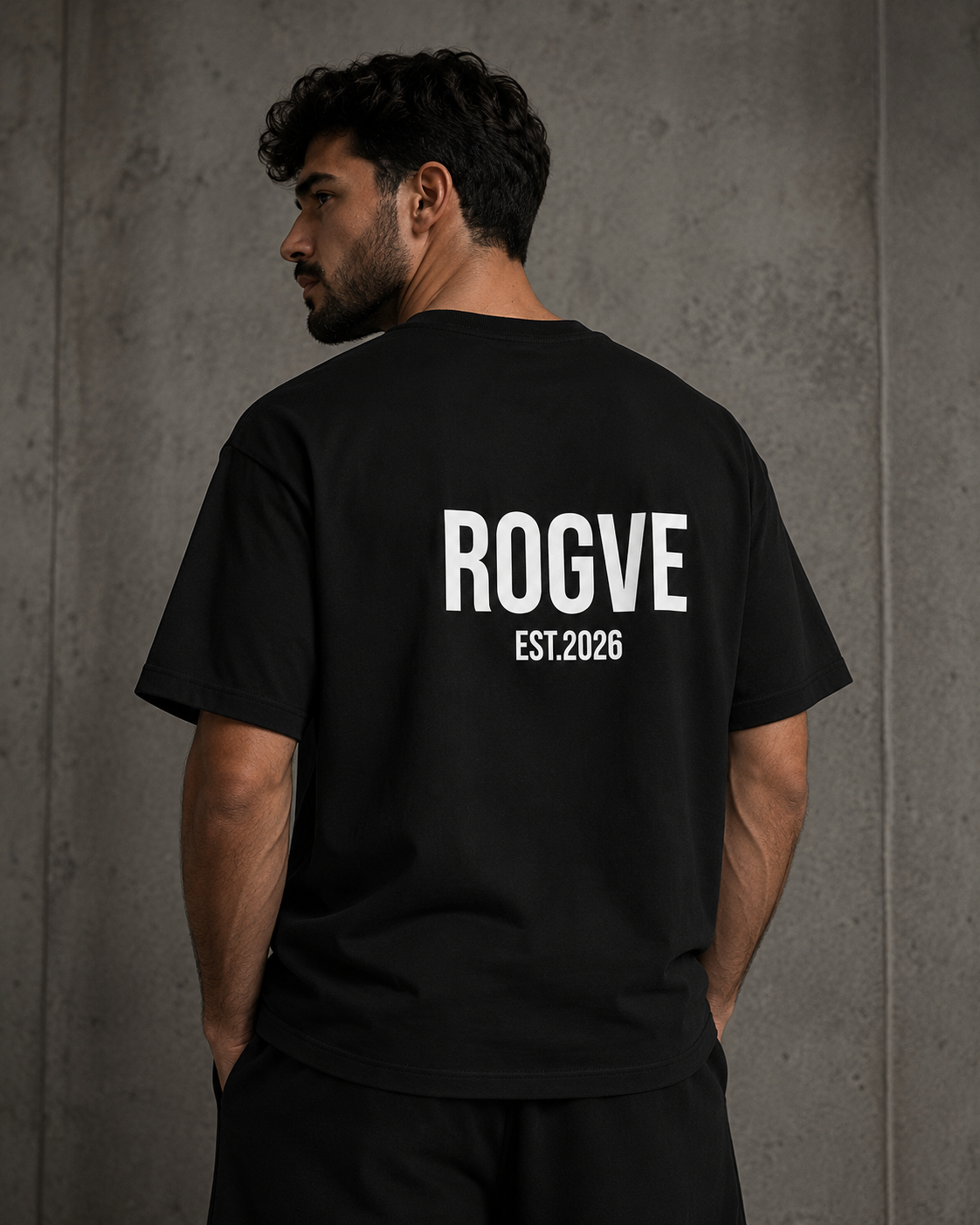 EST. 2026 Tee – Black & Midnight Navy