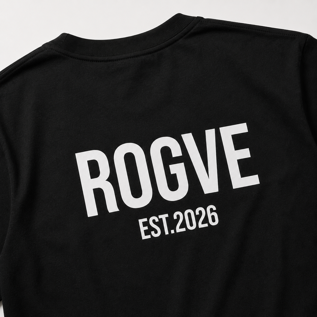 EST. 2026 Tee – Black & Midnight Navy