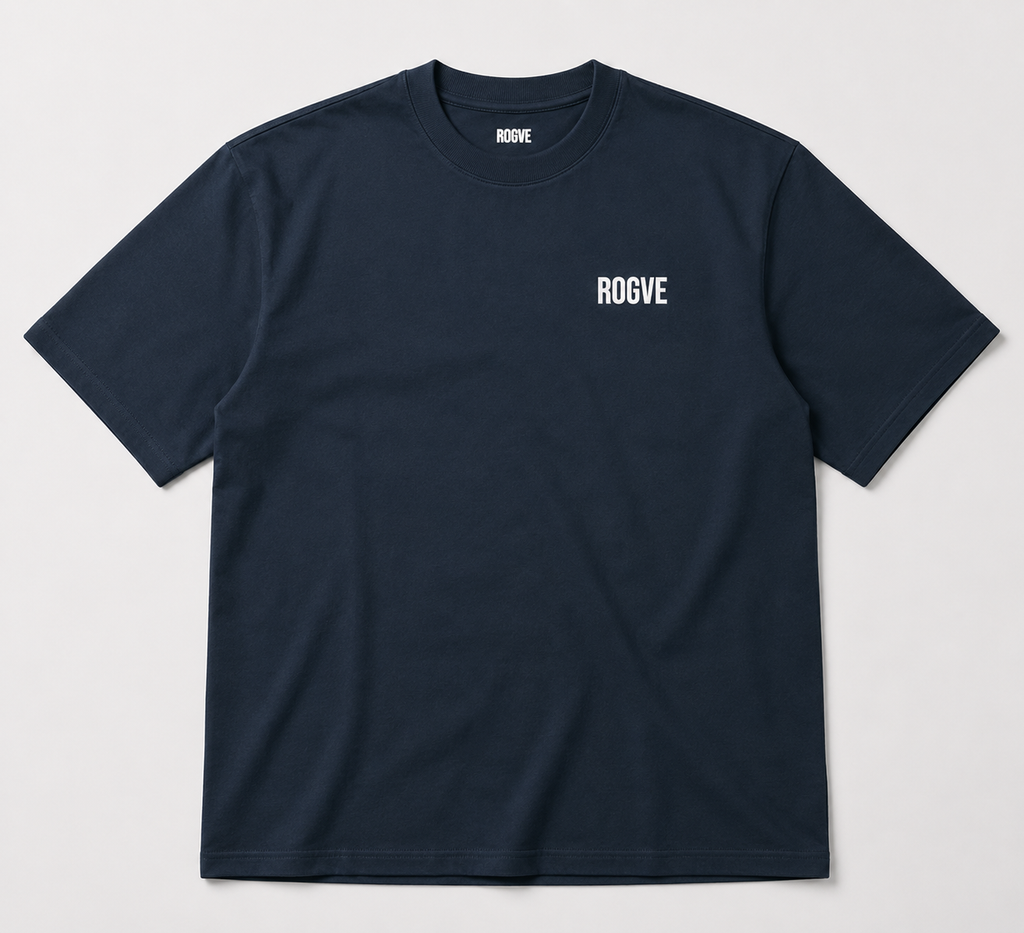 EST. 2026 Tee – Black & Midnight Navy