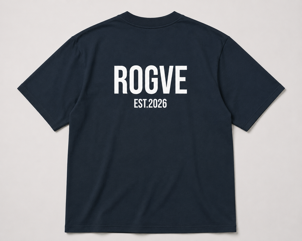 EST. 2026 Tee – Black & Midnight Navy