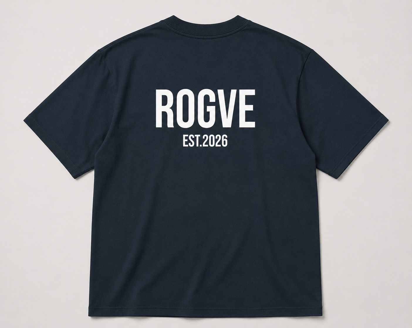 EST. 2026 Tee – Black & Midnight Navy