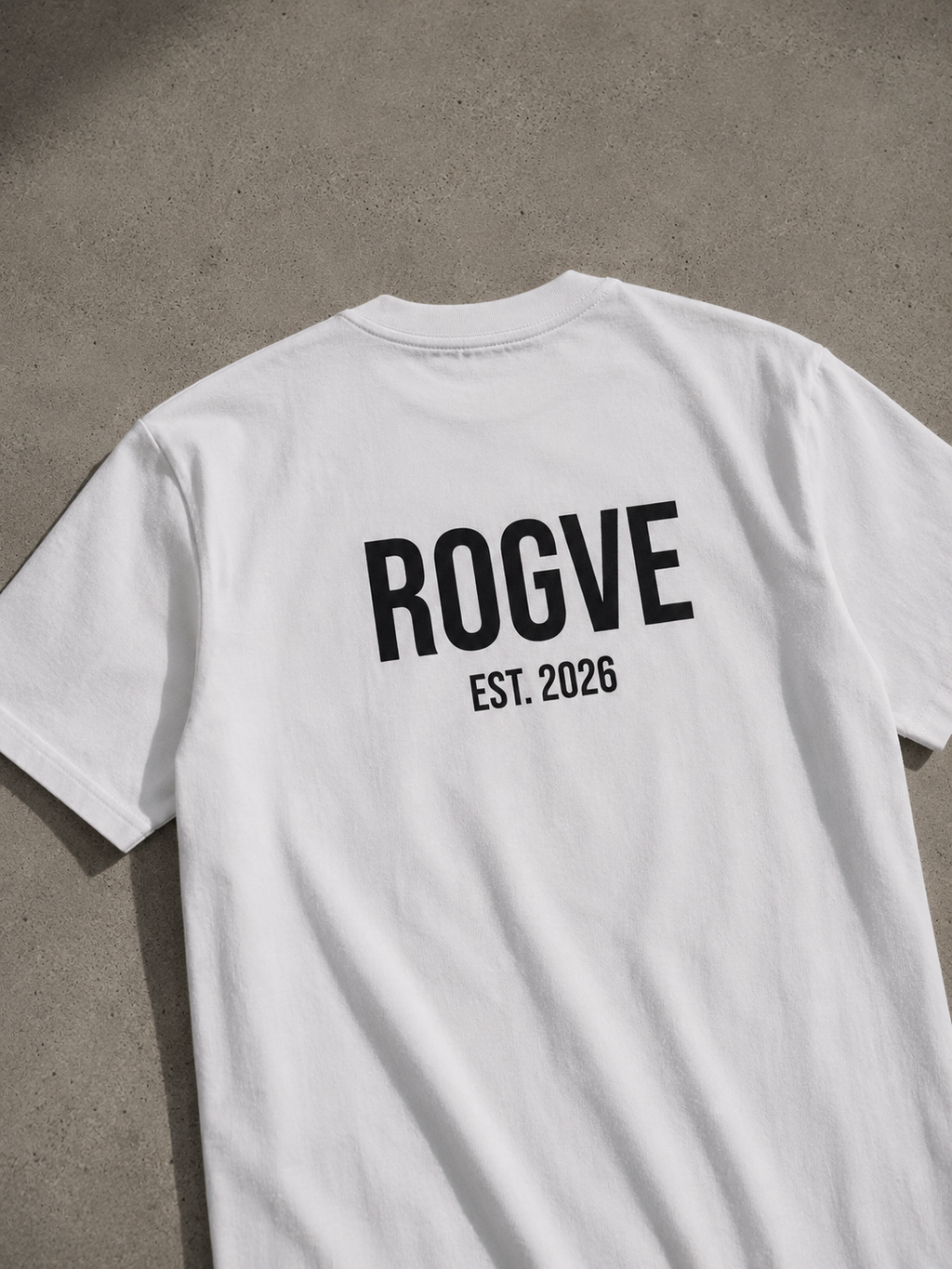 EST. 2026 Tee – White & French Oak