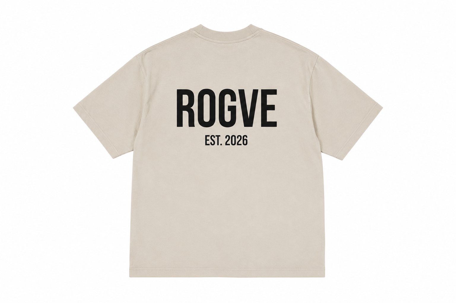 EST. 2026 Tee – White & French Oak