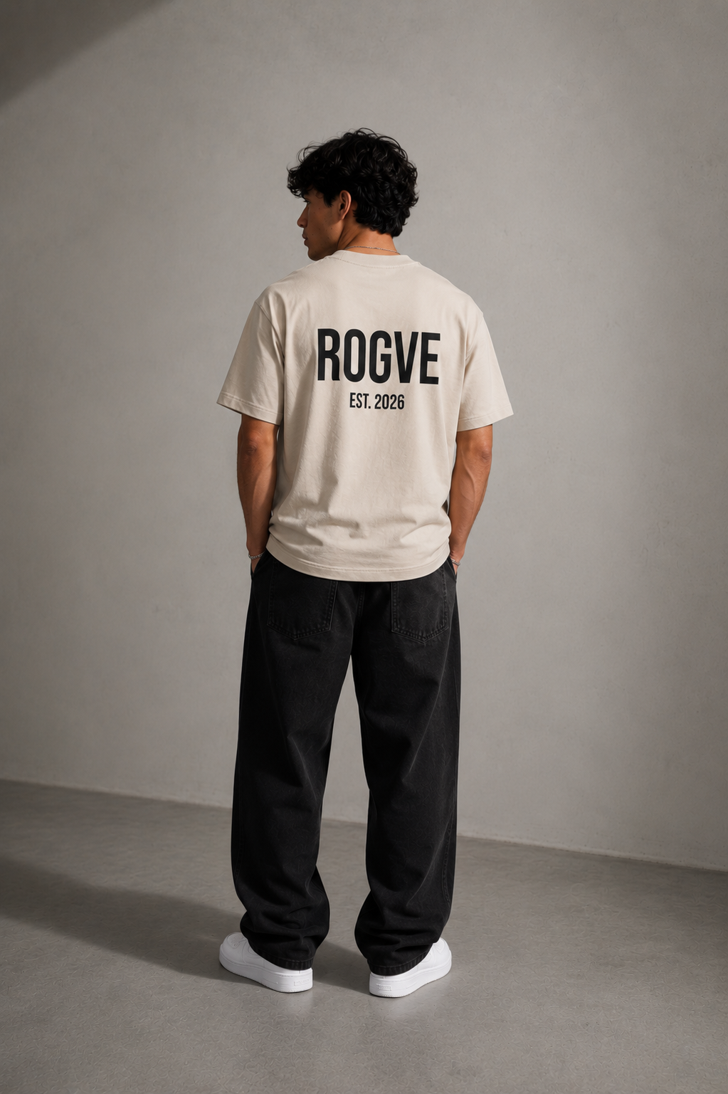 EST. 2026 Tee – White & French Oak